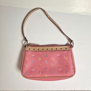 Mixit Pink and Gold Patterned Shoulder Bag